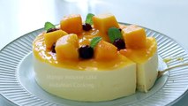 マンゴームースケーキの作り方 No-Bake Mango Mousse Cake｜HidaMari Cooking