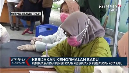 PEMBATASAN DAN PEMERIKSAAN KESEHATAN DI PERBATASAN KOTA PALU