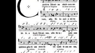 Introitus Cantate Domino, Dominica V Paschae