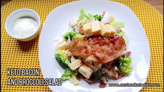Bacon and Broccoli Salad | Keto diet recipe