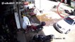 Helmet saves Chinese biker's life after truck runs over her head