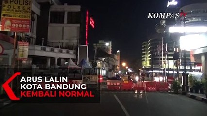 Ruas Jalan Di Kota Bandung Kembali Dibuka