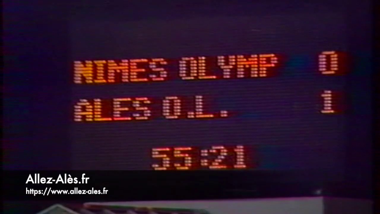 Nîmes / Alès - D2 1990/1991