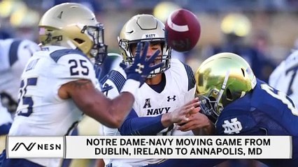 Notre Dame vs. Navy Not Playing In Ireland, To Play At Navy For First Time