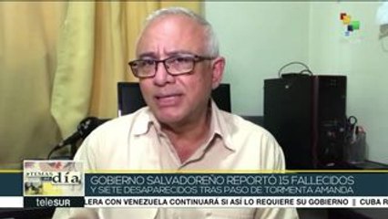El Salvador: reportan 15 fallecidos tras paso de tormenta Amanda