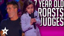 7  Year Old Comedian ROASTS Judges! America's Got Talent: The Champions 2020 | Got Talent Global