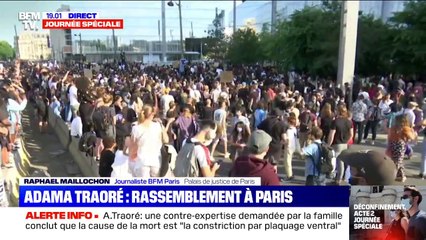 Adama Traoré: un rassemblement en cours devant le tribunal de grande instance de Paris