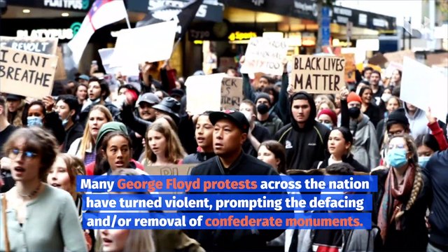 Confederate Monuments Removed or Defaced in Several Cities Amid Unrest