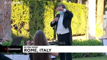 شاهد.. حفل موسيقي في إيطاليا على أرواح ضحايا فيروس كورونا