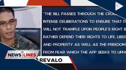 Lorenzana: Criticisms on anti-terrorism bill baseless