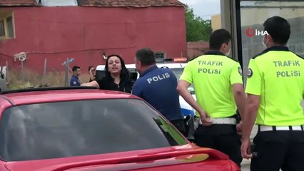 Alkollü Sürücünün Yakını Olayı Görüntüleyen İHA Ekibine Böyle Saldırdı