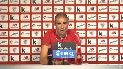 Garitano sobre la final de Copa: "Prefiero no estar yo cuando se juegue que que no esté la gente"