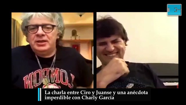 Juanse y una anécdota con Charly García