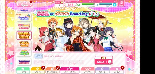 Love Live! Scouting UR and SSR from µ's muse!