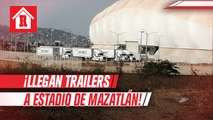 Mazatlán FC: Tráilers de mudanza ya se encuentran en el nuevo estadio