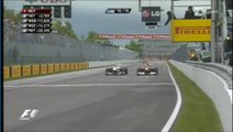 F1 Canada 2011 - Arrivo in volata tra Felipe Massa e Kamui Kobayashi