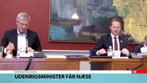 COVID-19; Udenrigsminister får næse | TV Avisen | DRTV @ Danmarks Radio