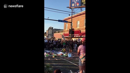 Powerful speech at site of George Floyd’s killing by police on the one-week anniversary