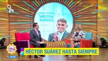 Entre lágrimas, Alejandro Suárez lamenta el fallecimiento de su hermano Héctor Suárez