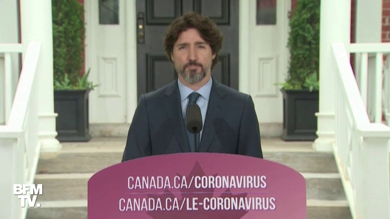 Interrogé sur la gestion des manifestations par Donald Trump, Justin Trudeau a marqué un long silence avant de répondre