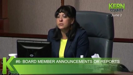 Kern County Board of Supervisors Chairwoman Leticia Perez took a moment to honor George Floyd.