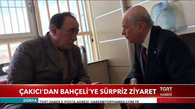 Alaattin Çakıcı, MHP Lideri Devlet Bahçeli'yi ziyaret etti