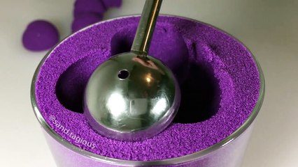 Very Satisfying and Relaxing Compilation 166 Kinetic Sand ASMR