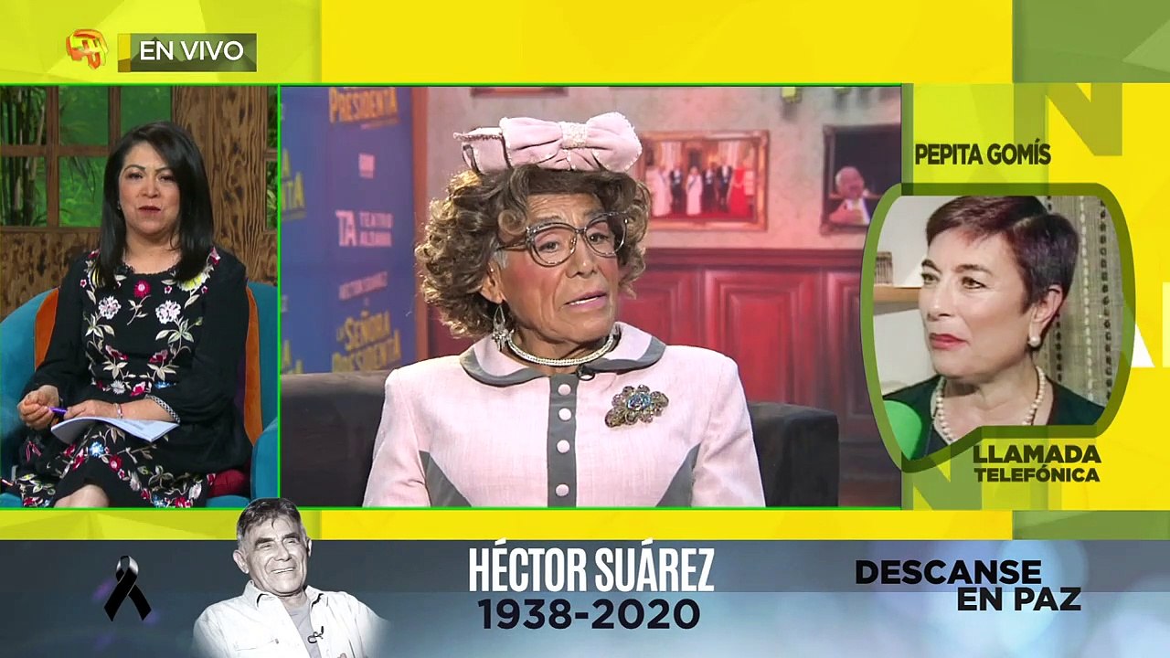 Pepita Gomís, recuerda con cariño a su exesposo Héctor Suárez. | Ventaneando