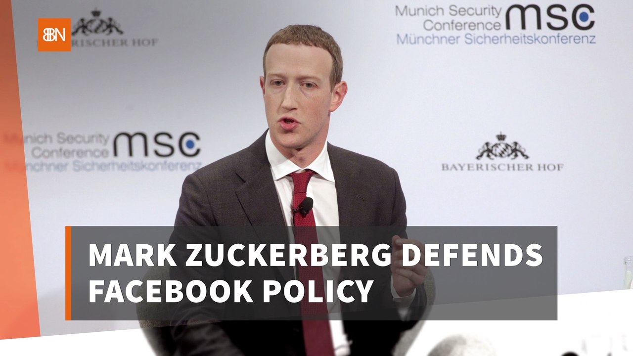 Mark Zuckerberg Defends View