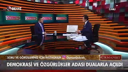 Osman Gökçek Demokrasi ve Özgürlükler Adası'nı anlattı!