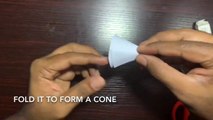 How to make a CONE Shape using paper l 5 mins Craft l Suresh l Its For You l12l03-06-2020