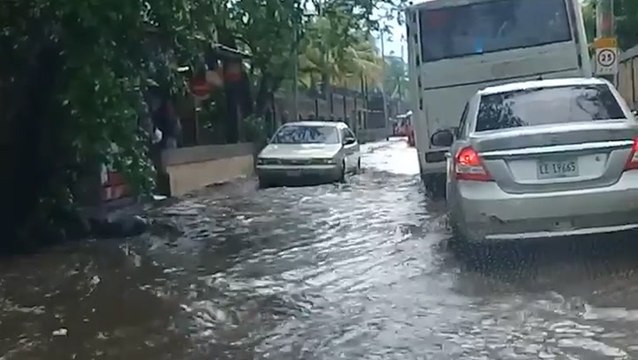 Flooding downpours in Nicaragua from Cristobal