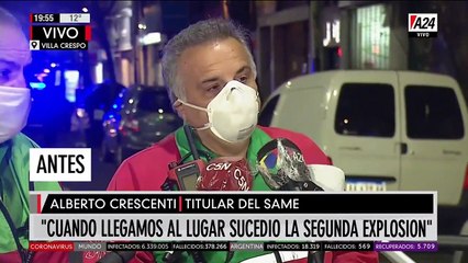 Crescenti: "Fue un momento difícil, más cuando caen compañeros"