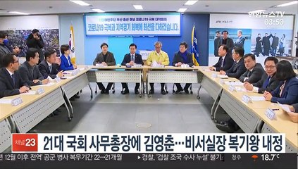 21대 국회 사무총장에 김영춘…비서실장 복기왕 내정