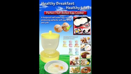 The  PERFECT Kingoya Half Boiled Eggs cooker