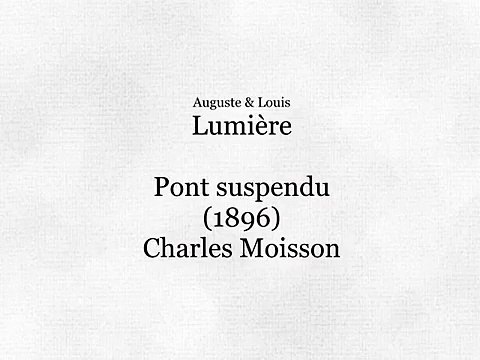 Pont suspendu (Puente colgante) [1896]