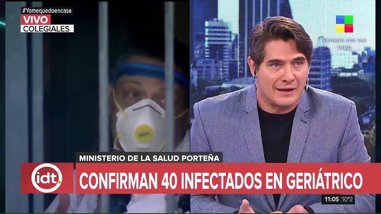 Confirman 40 infectados en un geriátrico de Colegiales