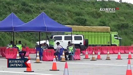 Perpanjangan Penyekatan Gerbang Tol Kalikangkung Berlangsung Normal