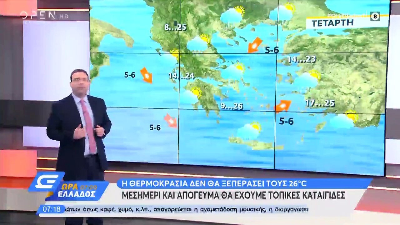 Καιρός: Νέες καταιγίδες απο το μεσημέρι. Αργεί το καλοκαίρι!