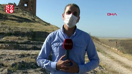 Diyarbakır Zerzevan Kalesinde milimetrik hesaplarla yapılan su kanalı gizemini koruyor
