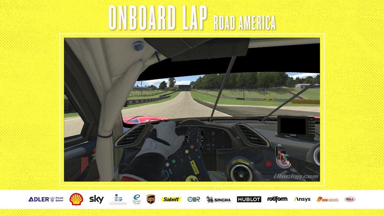 Ferrari WEC IMSA iRacing Pro Series - Onboard Lap, Road America
