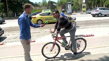 Gjobitesh edhe me biçikletë/ Penalizohen ata që ecin jashtë pistave të dedikuara