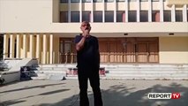 Report TV -Aleanca për Teatrin çon peticionin në Lushnje, Budina: Nuk jemi këtu për të krijuar parti