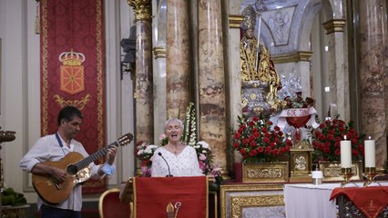 La jota 'Que hizo a San Fermín llorar' en la sexta misa de escalera de 2020