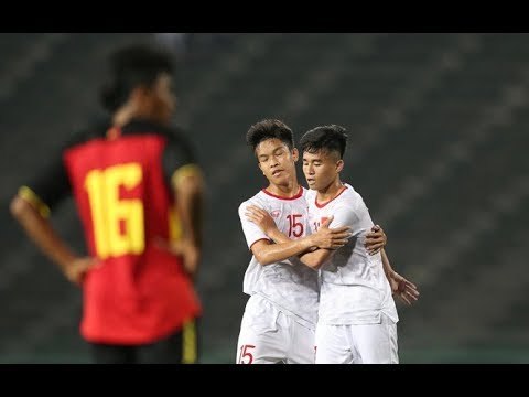 Thanh Hậu lập siêu phẩm, U22 Việt Nam giành quyền vào bán kết giải U22 ĐNA 2019 | HAGL Media