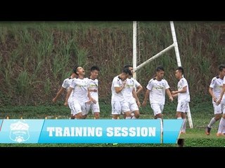 Bong Jin chính thức trở lại tập luyện, té cười với biểu hiện ''đón gió'' của Hồng Duy, A Hoàng