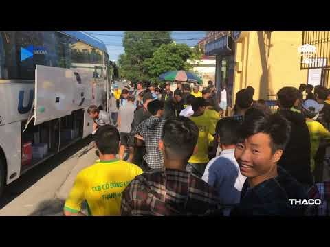 Các cầu thủ HAGL đã có mặt tại SVĐ Thanh Hóa, sẵn sàng đối đầu đội chủ nhà Xứ Thanh | HAGL Media