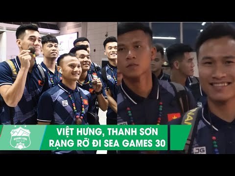 Việt Hưng, Thanh Sơn có mặt tại Philippines, rạng rỡ cùng U22 Việt Nam dự SEA Games 30 | HAGL Media