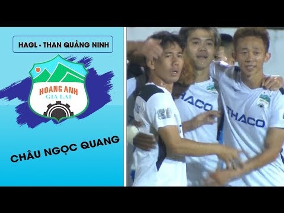 Châu Ngọc Quang "xé lưới" Than Quảng Ninh, khai màn V.League 2020 đầy ngọt ngào | HAGL Media