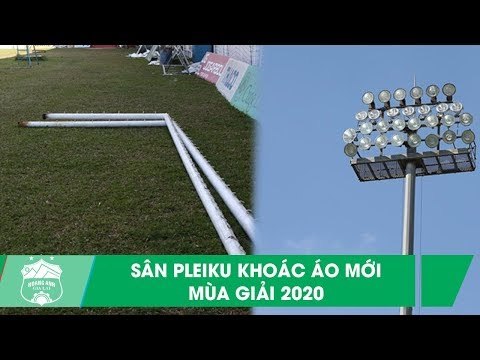 HAGL tháo cầu môn sân Pleiku sau hơn 40 năm trấn giữ, chuẩn bị cho V.League 2020 | HAGL Media